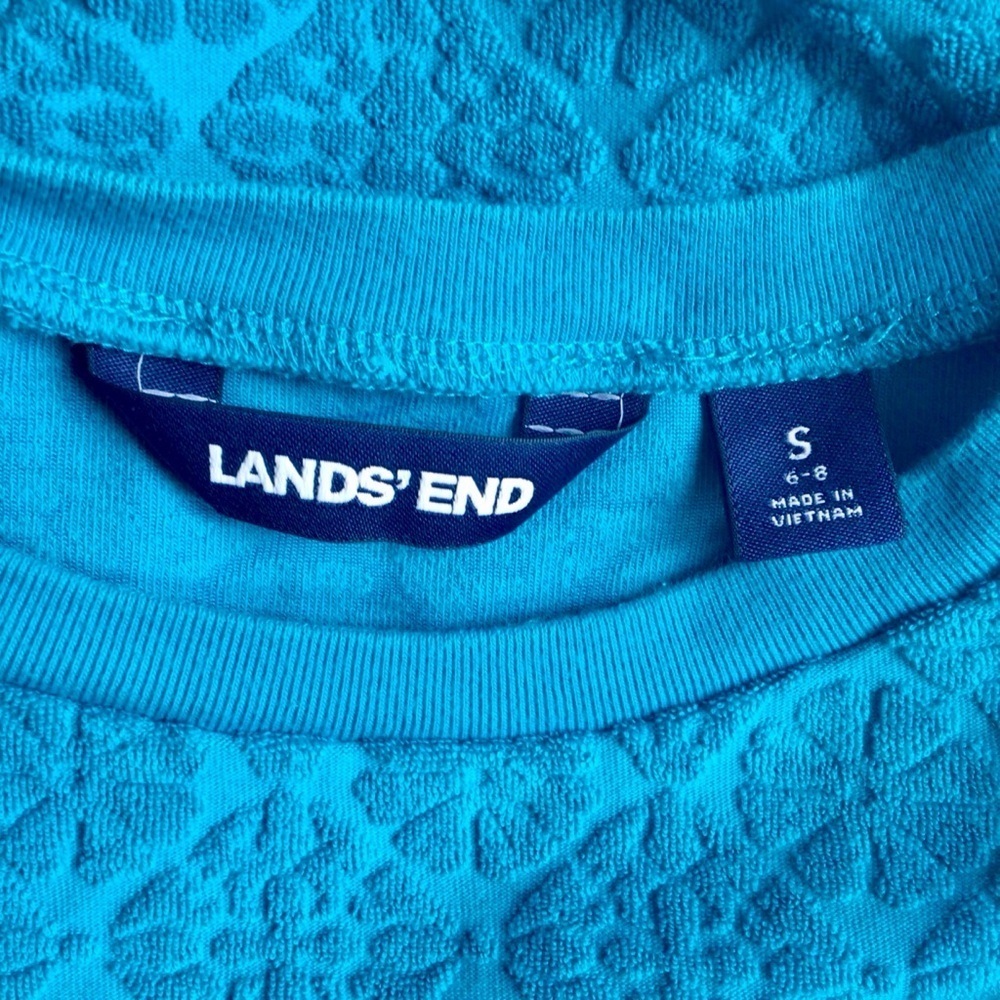 Lands' End Teal Swim Coverup - Size Small - Picture 8 of 10